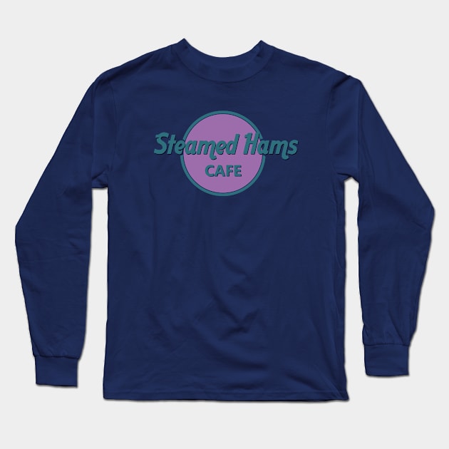 Steamed Hams - Skinner Edition Long Sleeve T-Shirt by CarbonRodFlanders